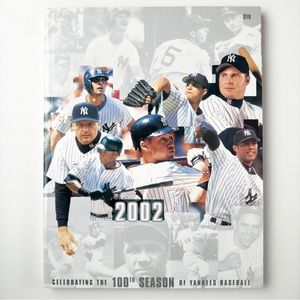 2002 Official New York Yankees Team Yearbook 100th Season